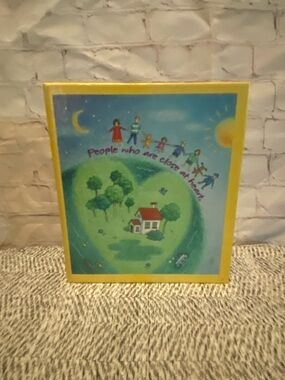 Vintage Hallmark Cream and Yellow Refillable Address Book Page